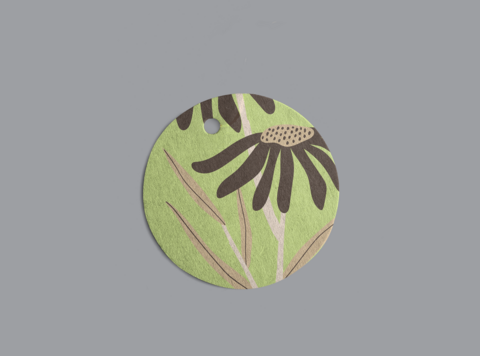 Geschenkanhänger rund