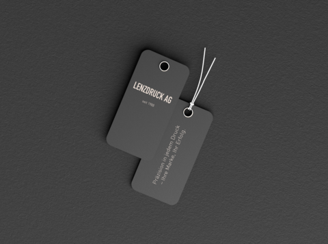 Geschenkanhänger rechteckig